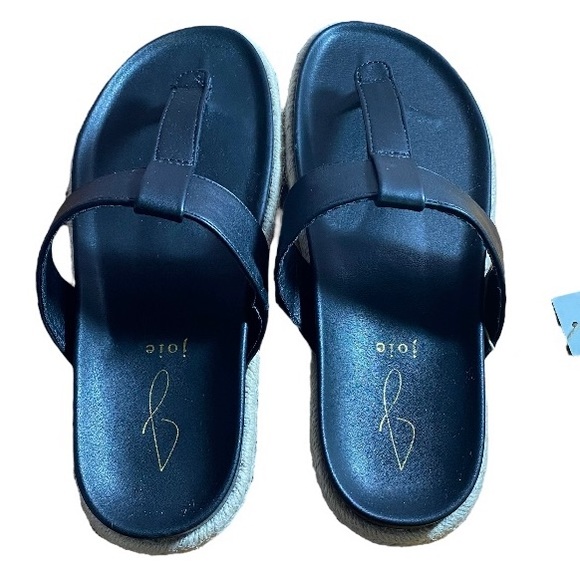 Joie Black Espadrille Thong Sandals Style Name Nacho Women’s Size 8 - Picture 12 of 16